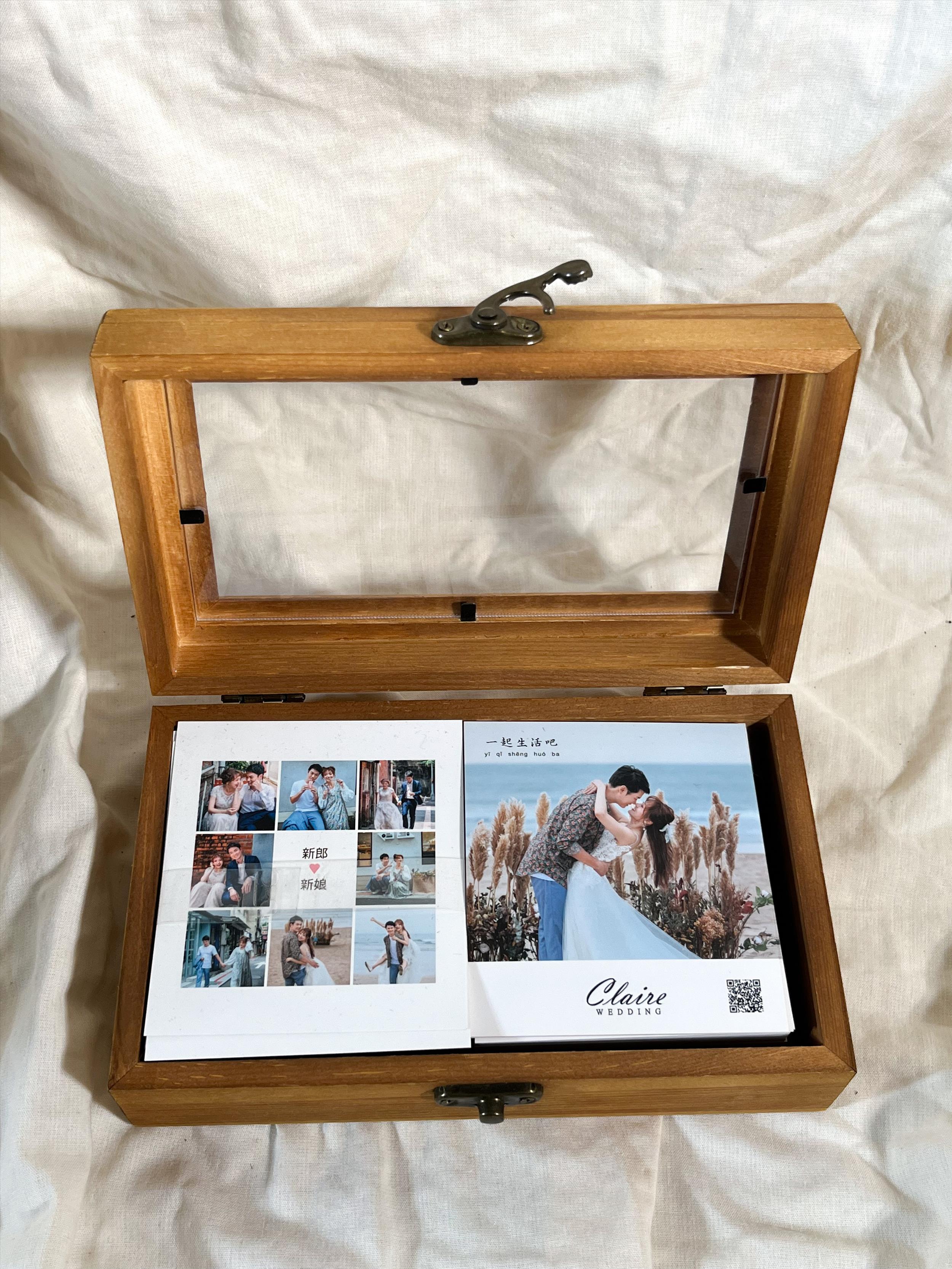 婚禮小物qrcode雙面九宮格謝卡