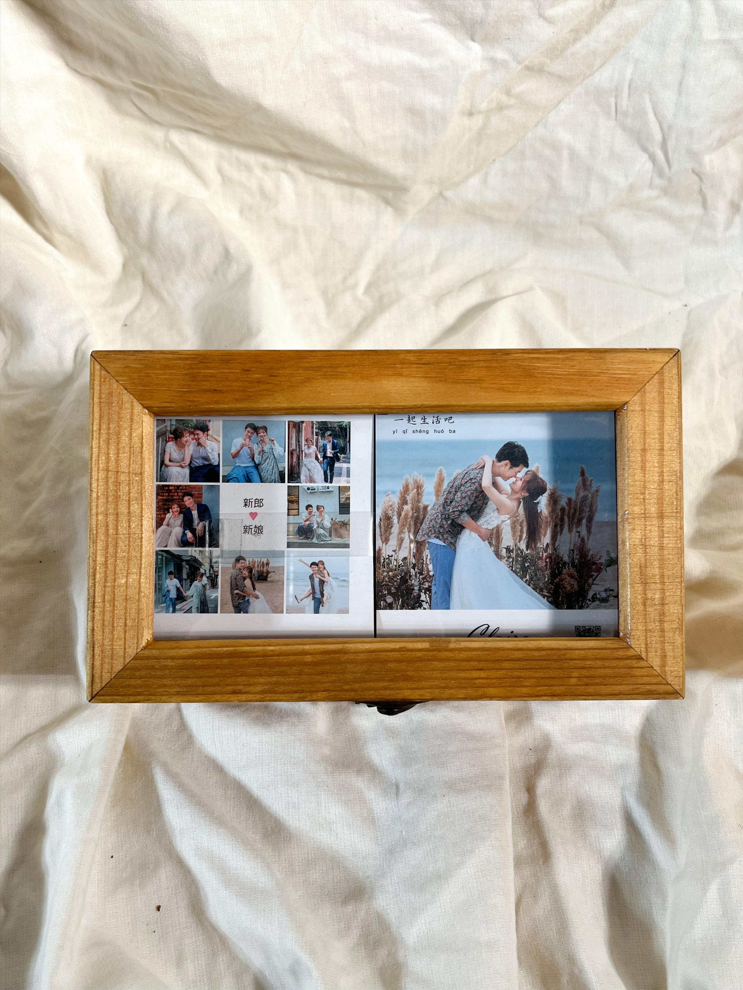 婚禮小物qrcode雙面九宮格謝卡